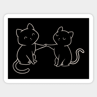 TWO KITTENS Sticker